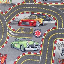 Racer gyerek szőnyeg Padlószőnyeg 4 m széles autópályás