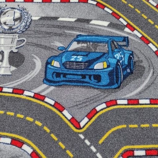 Racer gyerek szőnyeg Padlószőnyeg 4 m széles autópályás