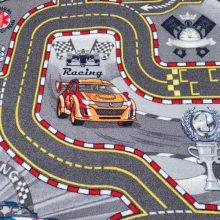 Racer gyerek szőnyeg Padlószőnyeg 4 m széles autópályás