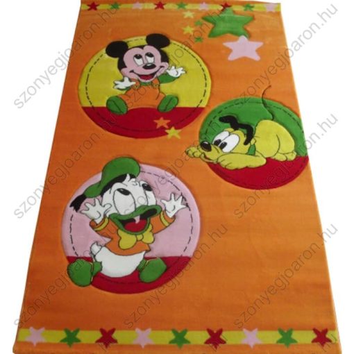 Donald és Barátai Narancs Színes Gyerekszőnyeg