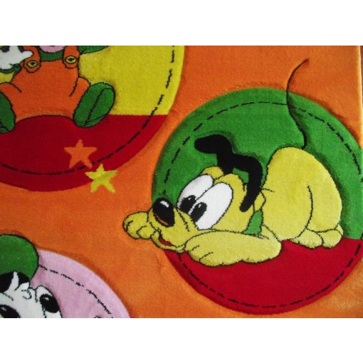 Donald és Barátai Narancs Színes Gyerekszőnyeg