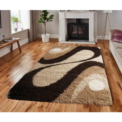 Bamboo Shaggy Bézs- arany Szőnyeg 200x300