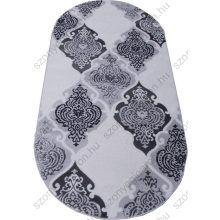 Carmela fekete krém szürke Nyírt szőnyeg 80 x 150 cm