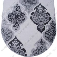 Carmela fekete krém szürke Nyírt szőnyeg 80 x 150 cm