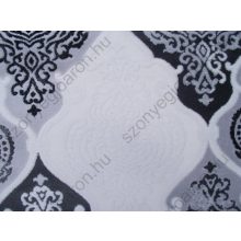 Carmela fekete krém szürke Nyírt szőnyeg 80 x 150 cm