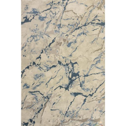 Damaszkusz multicolor modern szőnyeg kék bézs 125 x 200 cm