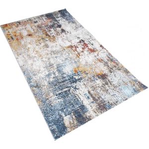 Damaszkusz multicolor kék bézs modern szőnyeg 70 x 100 cm