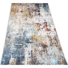 Damaszkusz multicolor kék bézs modern szőnyeg 70 x 100 cm
