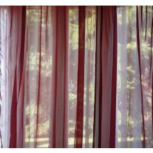 Camille Bordó Organza Függöny 250 x 300 cm