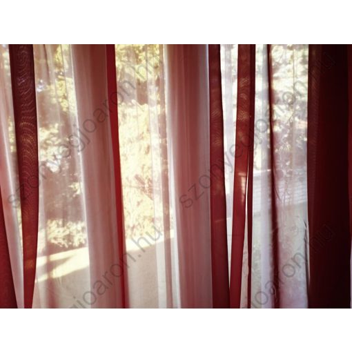 Camille Bordó Organza Függöny 250 x 300 cm