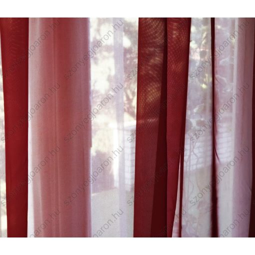 Camille Bordó Organza Függöny 250 x 300 cm