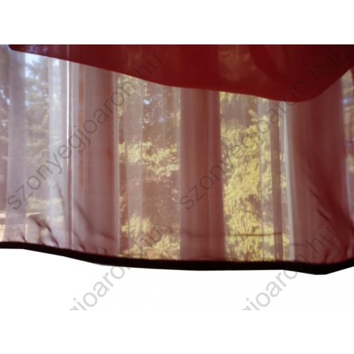Camille Bordó Organza Függöny 250 x 300 cm