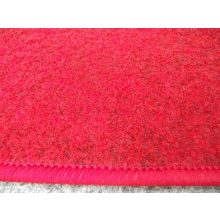 Erős Ipari Filc padlószőnyeg bordó színben 4m széles Edző-, fitness termekbe