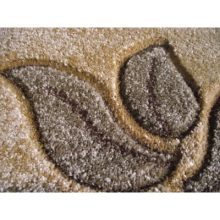 Tomi Nyírt Arany Barna futó virág mintás szőnyeg  300 x 400 cm