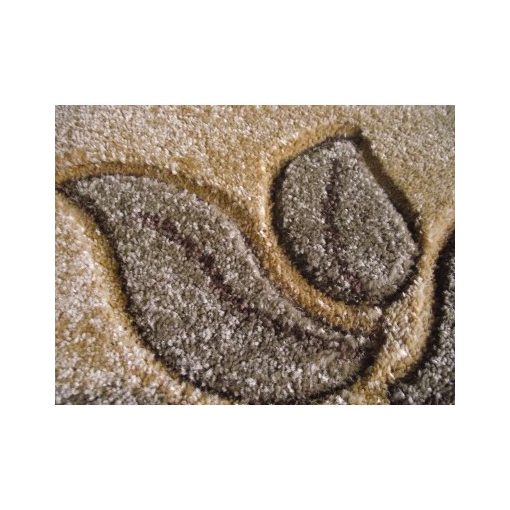 Tomi Nyírt Arany Barna futó virág mintás szőnyeg  300 x 400 cm