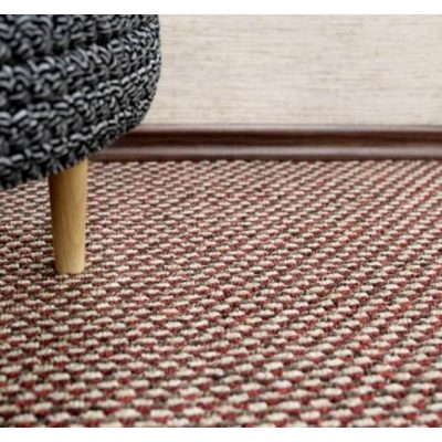 Kemping bordó bézs buklé padlószőnyeg 4 m széles