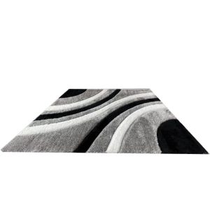 Colette Modern Shaggy Szőnyeg 160 x 220 cm szürke
