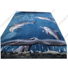 Benno Kék delfines Ágytakaró Pléd 200 x 240 cm