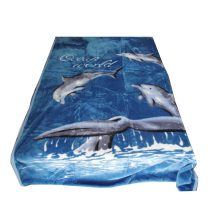Benno Kék delfines Ágytakaró Pléd 200 x 240 cm