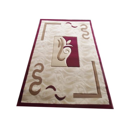 Lotti krém bordó szőnyeg 150 x 230 cm