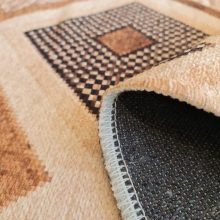 Dillman kockás szőnyeg vendégházba 150x233 cm terra