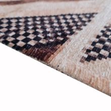 Dillman kockás szőnyeg vendégházba 150x233 cm terra