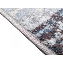 Dolomit modern nappali szőnyeg kockás bézs kék szürke 150 x 230 cm