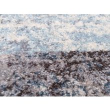 Dolomit modern nappali szőnyeg kockás bézs kék szürke 150 x 230 cm