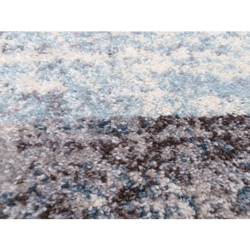 Dolomit modern nappali szőnyeg kockás bézs kék szürke 150 x 230 cm
