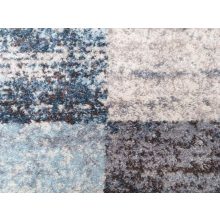 Dolomit modern nappali szőnyeg kockás bézs kék szürke 150 x 230 cm