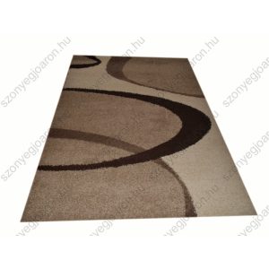 Barátságos Drapp-Barna Shaggy szőnyeg 160 x 220 cm