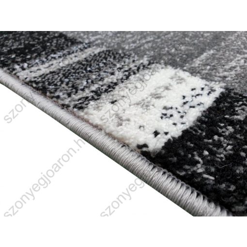 Manado fehér szürke fekete nyírt szőnyeg 150 x 230 cm