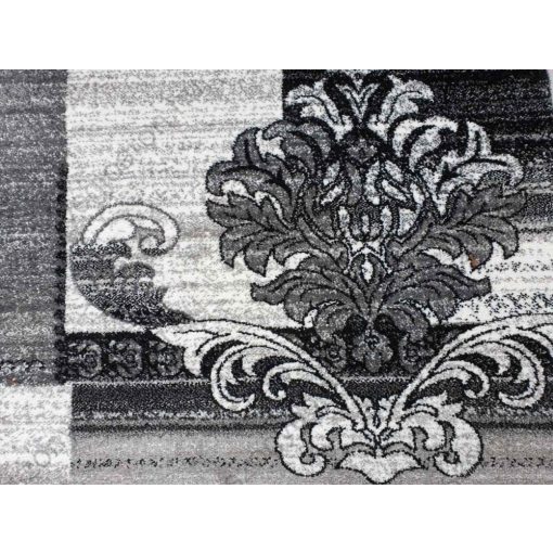 Manado fehér szürke fekete nyírt szőnyeg 150 x 230 cm
