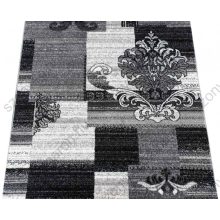 Manado fehér szürke fekete nyírt szőnyeg 150 x 230 cm