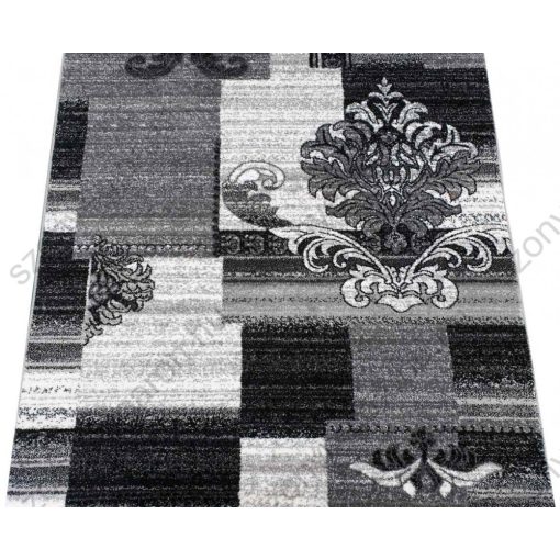 Manado fehér szürke fekete nyírt szőnyeg 150 x 230 cm