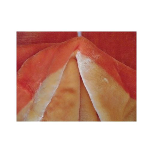 Leontina Narancs Kockás Ágytakaró, Pléd 150 x 200 cm