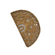 Kókusz drótrácsos Dekor Félkör lábtörlő