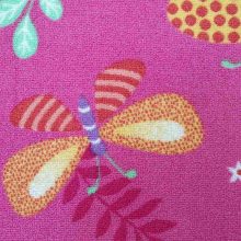 Cirmi Pillangós Rózsaszín Gyerekszőnyeg