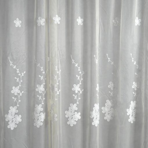 Tatjána organza függöny hímzett krém 300 x 250 cm