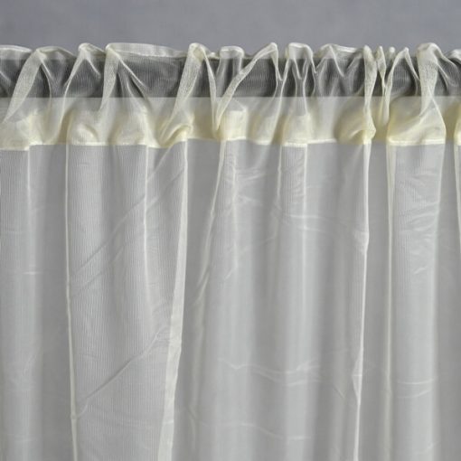 Tatjána organza függöny hímzett krém 300 x 250 cm