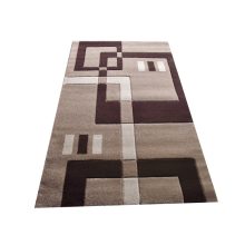Adamo Domború Nyírt Szőnyeg Barna Drapp 250 x 350 cm