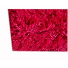 Ancilla Tűzpiros Fekete Shaggy Szőnyeg 80 x 150 cm