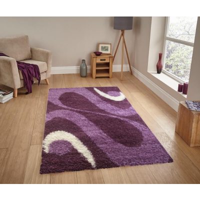 Shaggy Lila vastag Szőnyeg 125 x 200 cm