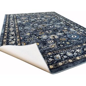 Zelinde klasszikus szőnyeg 200x280 cm kék bézs szürke