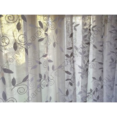 Gregória Fehér Jacquard Függöny 250 x 300 cm