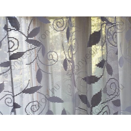 Gregória Fehér Jacquard Függöny 250 x 300 cm