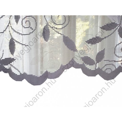 Gregória Fehér Jacquard Függöny 250 x 300 cm