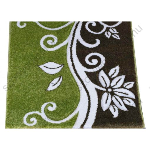 Melissa Nyírt Zöld dombor szőnyeg 80 x 150 cm