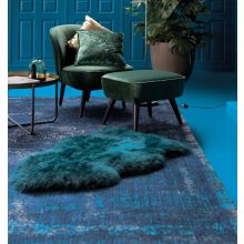 Edberg Louis de Poortere szőnyeg kék prémium 100% pamut