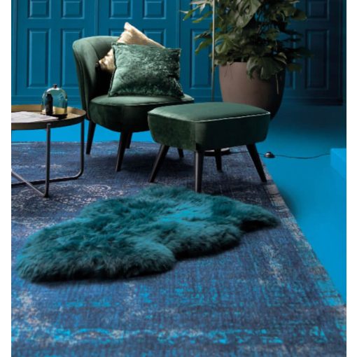 Edberg Louis de Poortere szőnyeg kék prémium 100% pamut